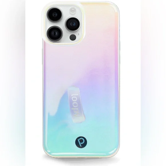 Loopy Pearl Iridescent iPhone 13 Pro case - Picture 1 of 2